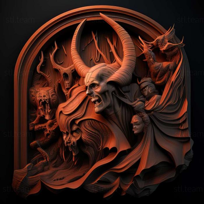 3D model Ride to Hell game (STL)